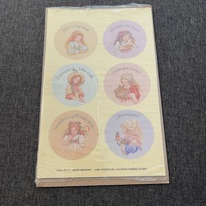 Vintage Stickers Current Inc Merry Meadows 1990 Lot 4 Sheets